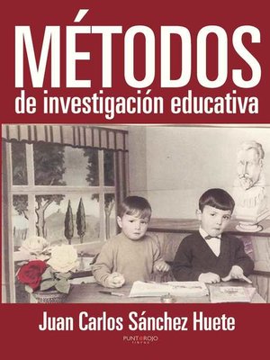 cover image of Métodos de investigación educativa